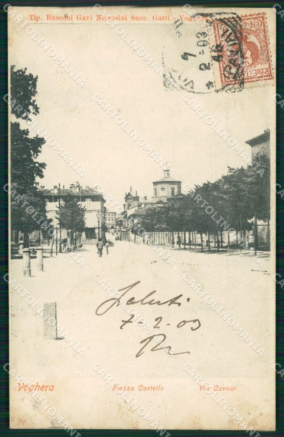Pavia Voghera cartolina QT0308 – fronte