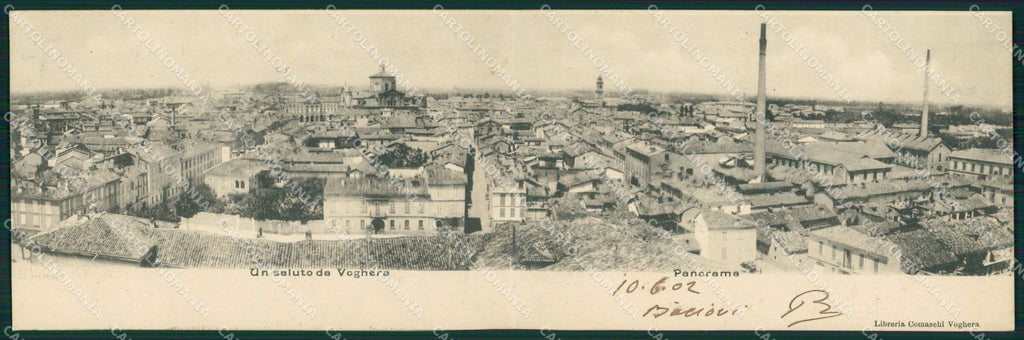 Pavia Voghera Doppia cartolina QT0317 – fronte