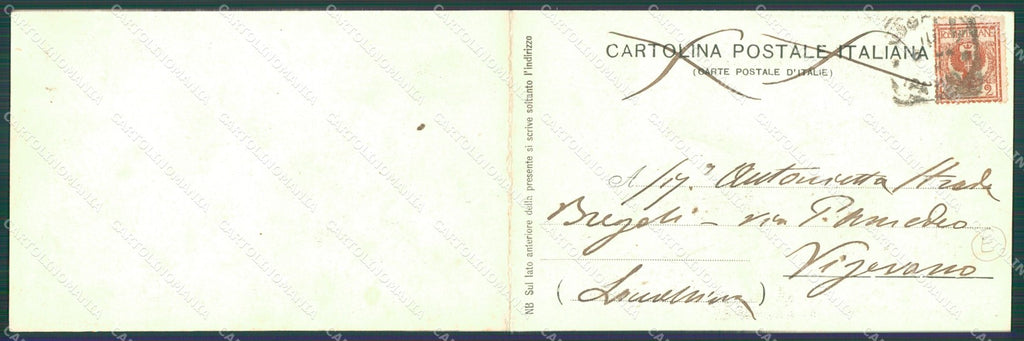Pavia Voghera Doppia cartolina QT0317 – retro