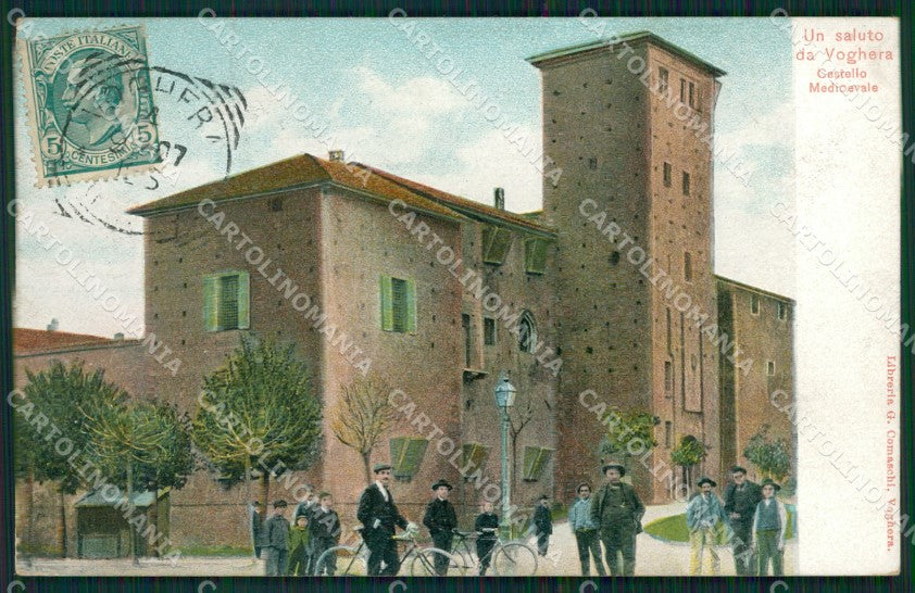 Pavia Voghera Castello Medioevale cartolina QT0319 – fronte
