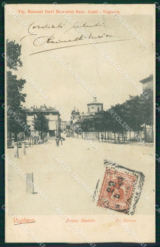 Pavia Voghera SCOLLATA cartolina QT0322 – fronte
