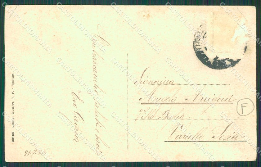 Pavia Voghera PIEGHE cartolina QT0325 – retro