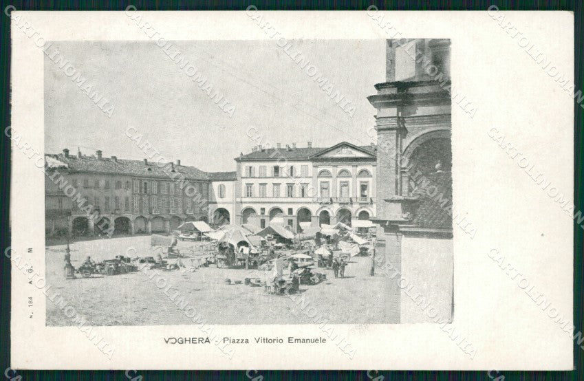 Pavia Voghera Mercato cartolina QT0327 – fronte
