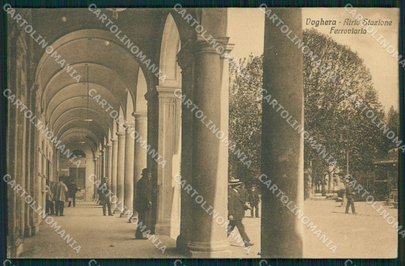 Pavia Voghera Stazione cartolina QT0342 – fronte