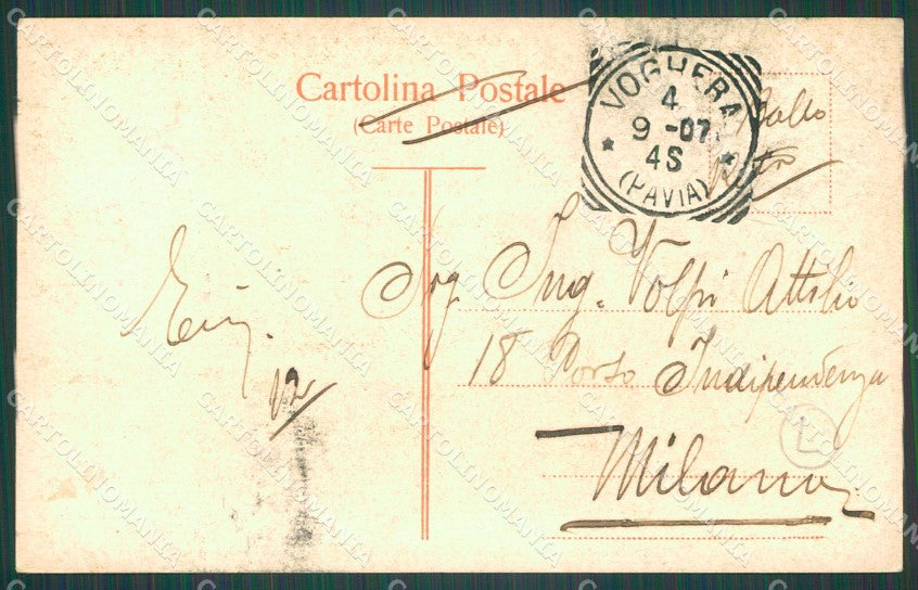 Pavia Voghera cartolina QT0343 – retro