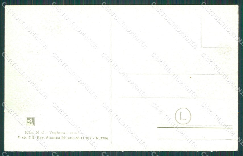 Pavia Voghera Carretto cartolina QT0346 – retro