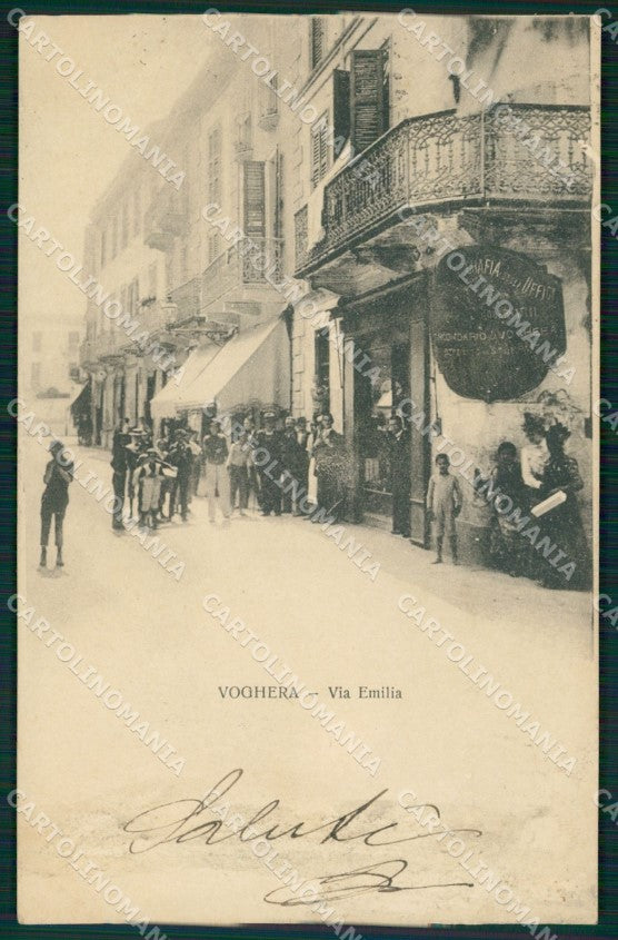 Pavia Voghera ABRASA cartolina QT0352 – fronte