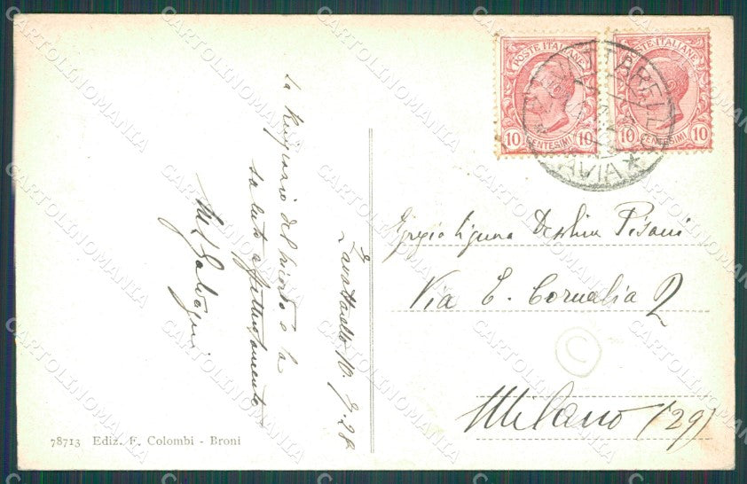 Pavia Zavattarello cartolina QT0357 – retro