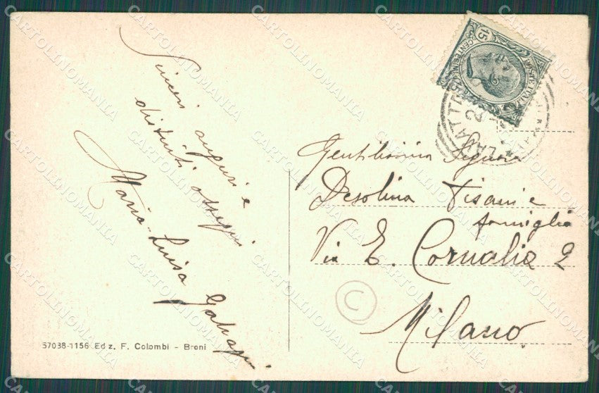 Pavia Zavattarello cartolina QT0359 – retro