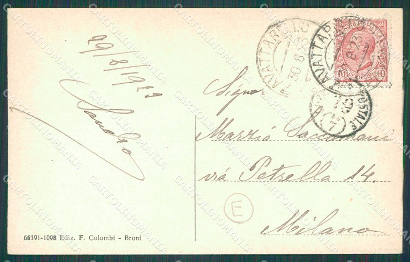 Pavia Zavattarello cartolina QT0360 – retro
