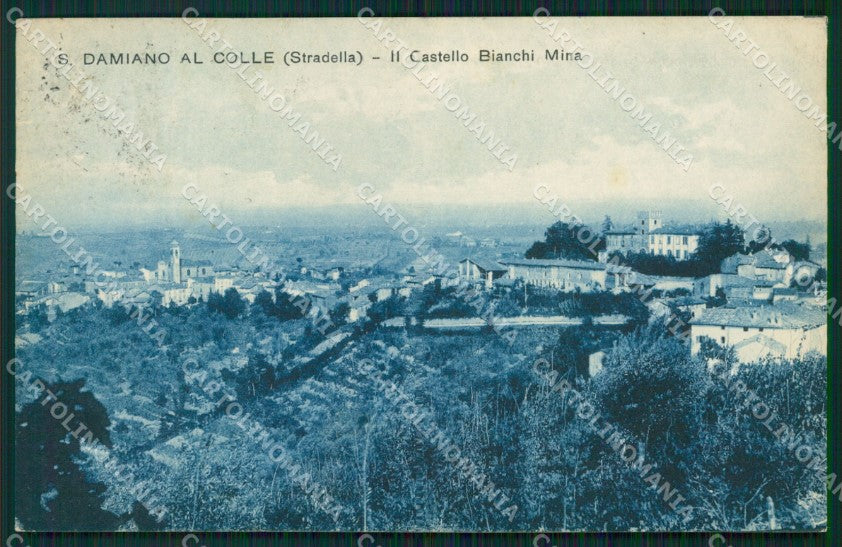 Pavia San Damiano al Colle Stradella cartolina QT0377 – fronte