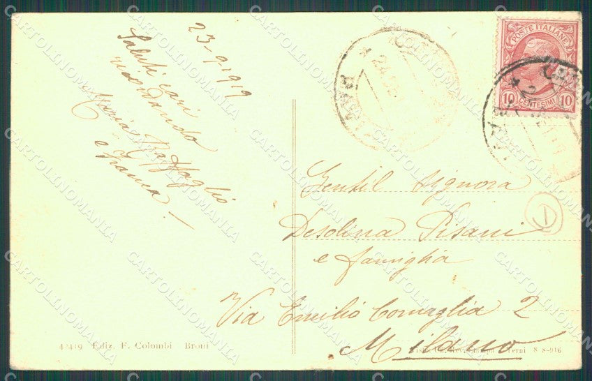 Pavia Torricella Verzate ABRASA cartolina QT0384 – retro