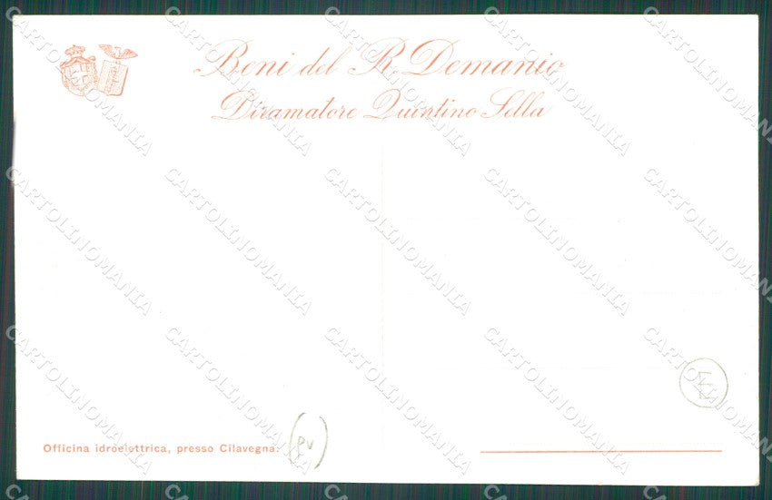 Pavia Cilavegna Officina Idroelettrica cartolina QT0391 – retro