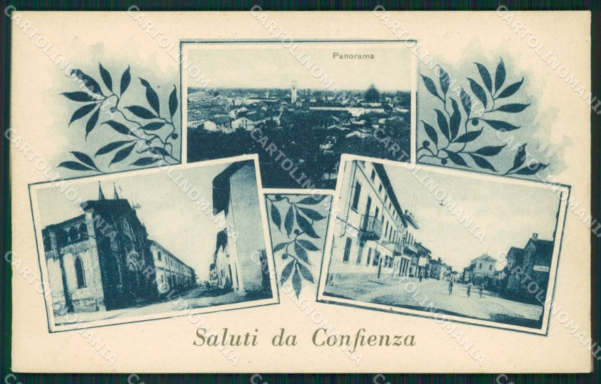 Pavia Confienza Saluti da PIEGHINA cartolina QT0395 – fronte