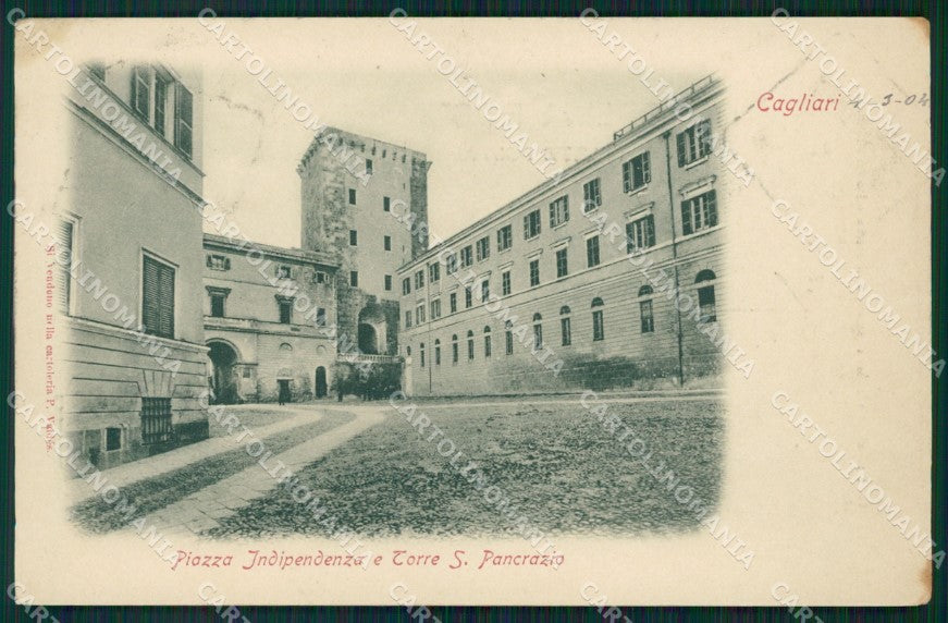 Cagliari Città PIEGHINA cartolina QT0420 – fronte