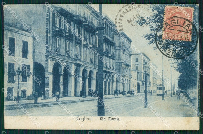 Cagliari Città Tram cartolina QT0425 – fronte