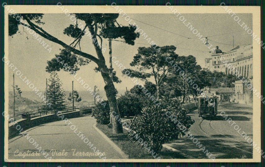 Cagliari Città Tram cartolina QT0435 – fronte