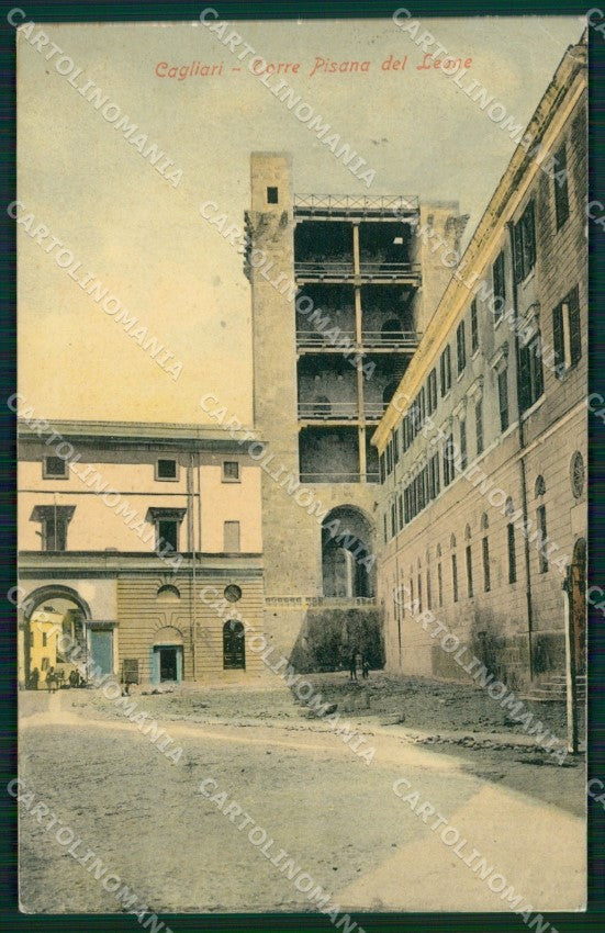 Cagliari Città PIEGHINE cartolina QT0436 – fronte