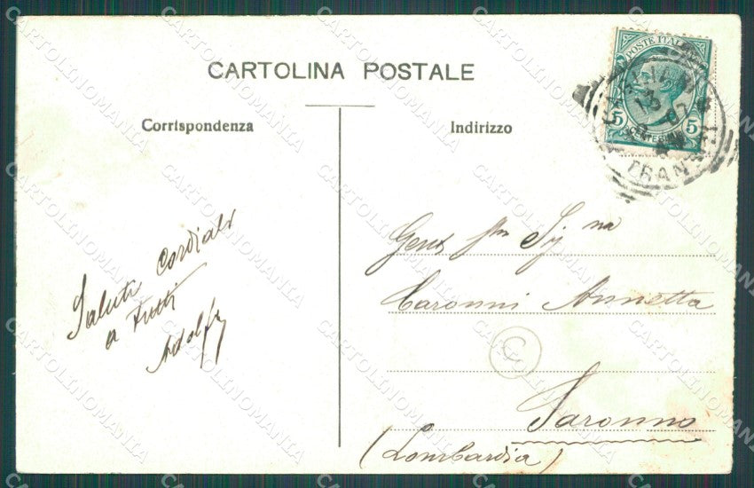 Cagliari Città PIEGHINE cartolina QT0436 – retro