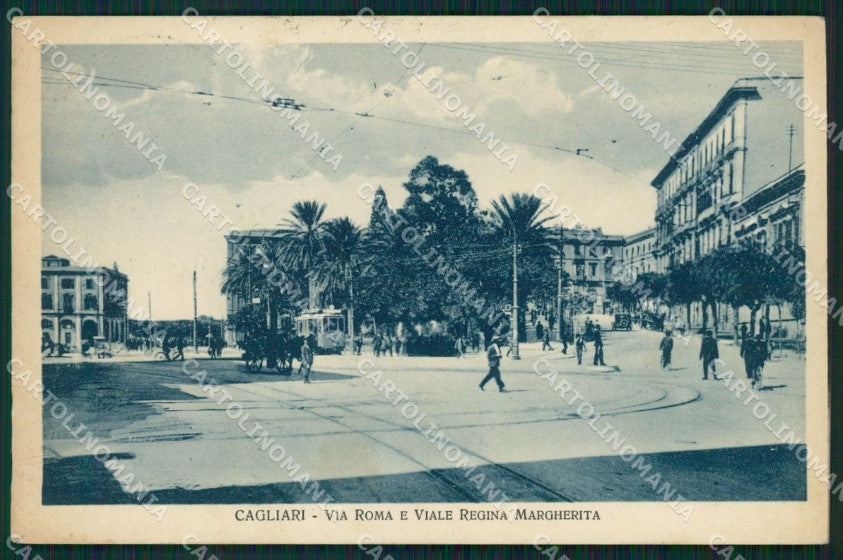 Cagliari Città Tram cartolina QT0466 – fronte