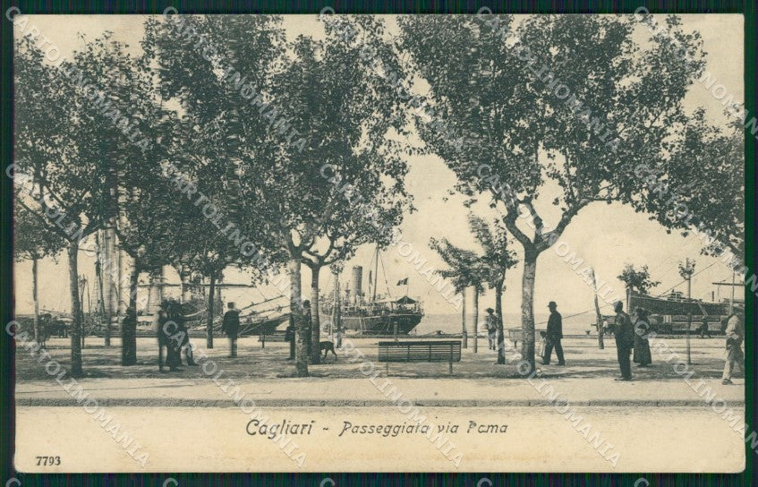 Cagliari Città Nave STRAPPINO cartolina QT0468 – fronte