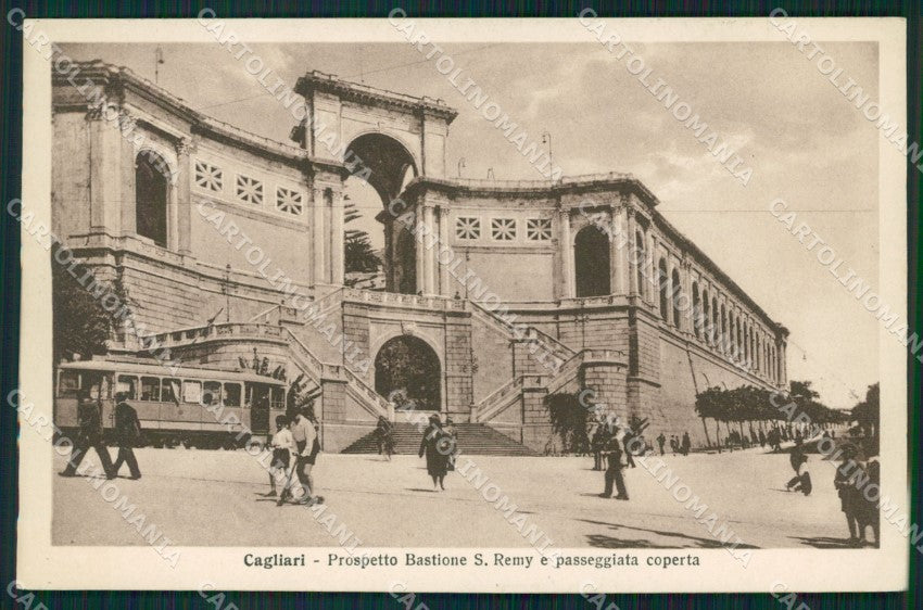 Cagliari Città Tram cartolina QT0470 – fronte