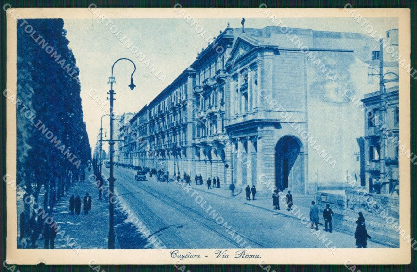 Cagliari Città STRAPPINO cartolina QT0480 – fronte