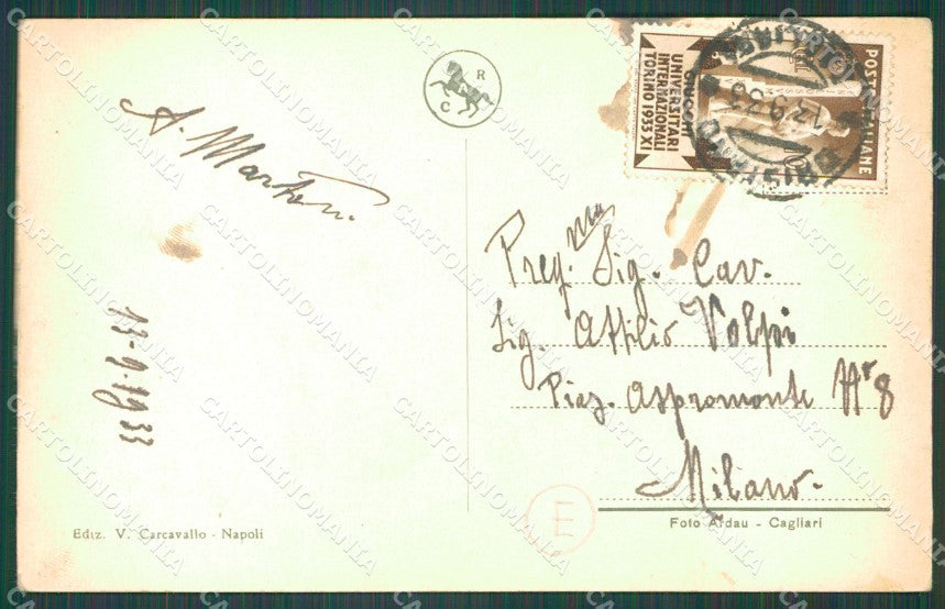 Cagliari Città MACCHIE cartolina QT0492 – retro