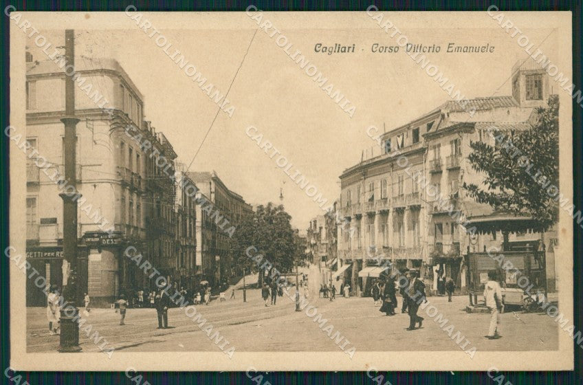 Cagliari Città PIEGHINA cartolina QT0506 – fronte