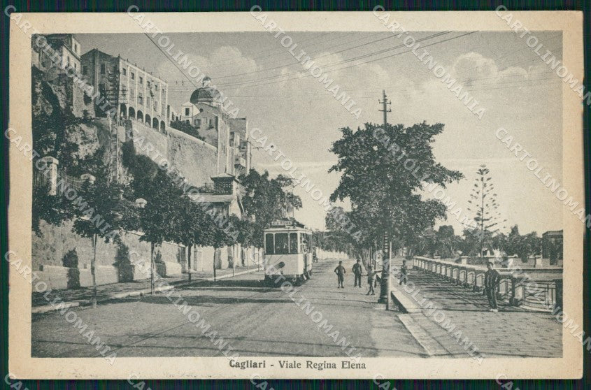 Cagliari Città Tram cartolina QT0514 – fronte
