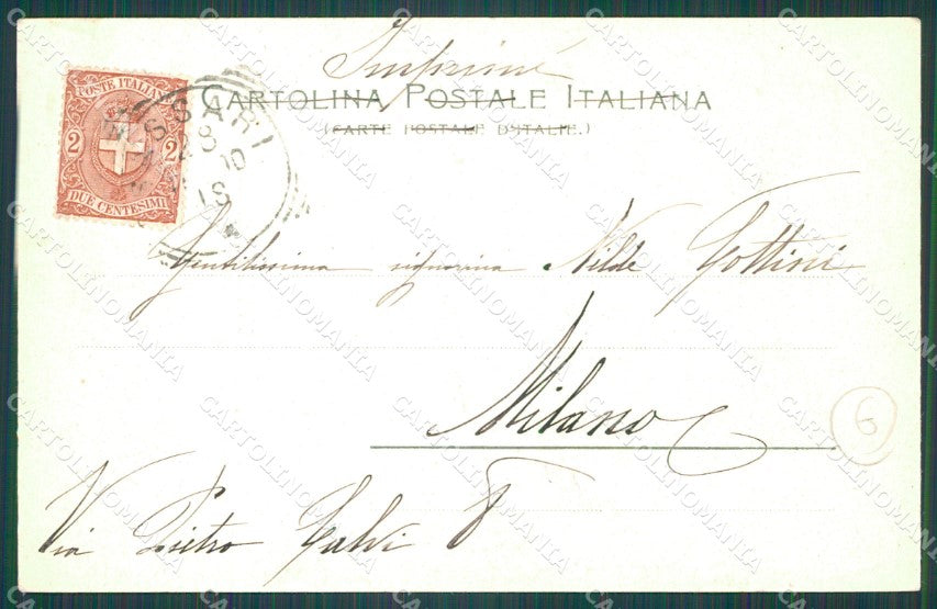 Cagliari Città Buoi Costumi cartolina QT0516 – retro