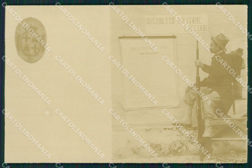 Cagliari Città Militari Foto cartolina QT0529 – fronte