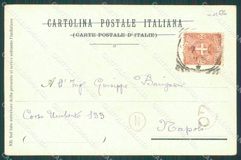 Cagliari Città Savoia cartolina QT0531 – retro