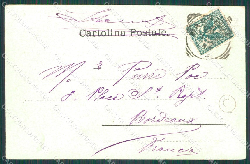 Mantova Città Brentatori Costumi cartolina QT0540 – retro