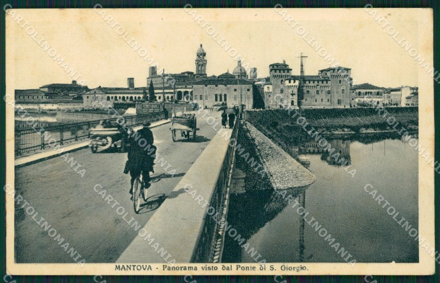 Mantova Città Auto PIEGHINA cartolina QT0544 – fronte