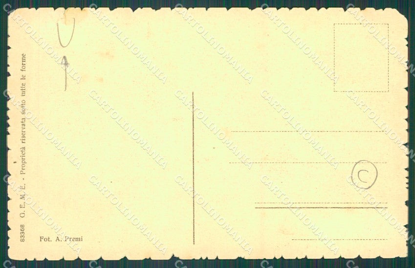 Mantova Città Brentatori Costumi STRAPPINO cartolina QT0558 – retro
