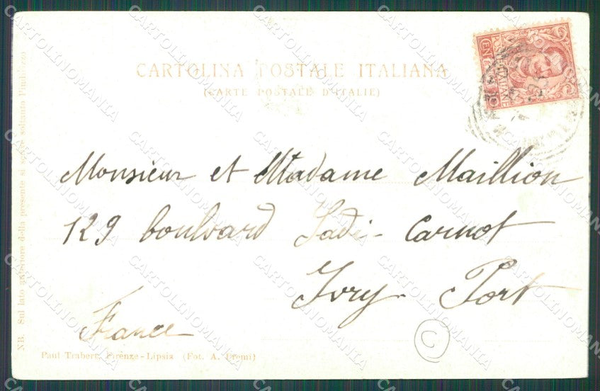 Mantova Città Brentatori Costumi PIEGHINA cartolina QT0559 – retro