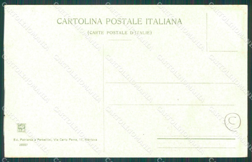 Mantova Lago di Mezzo Barca cartolina QT0575 – retro
