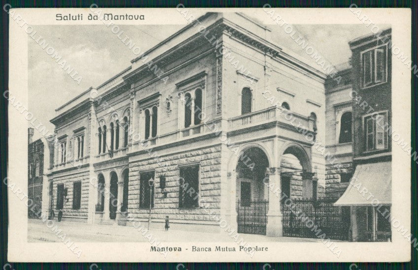 Mantova Città Banca Mutua Popolare cartolina QT0601 – fronte