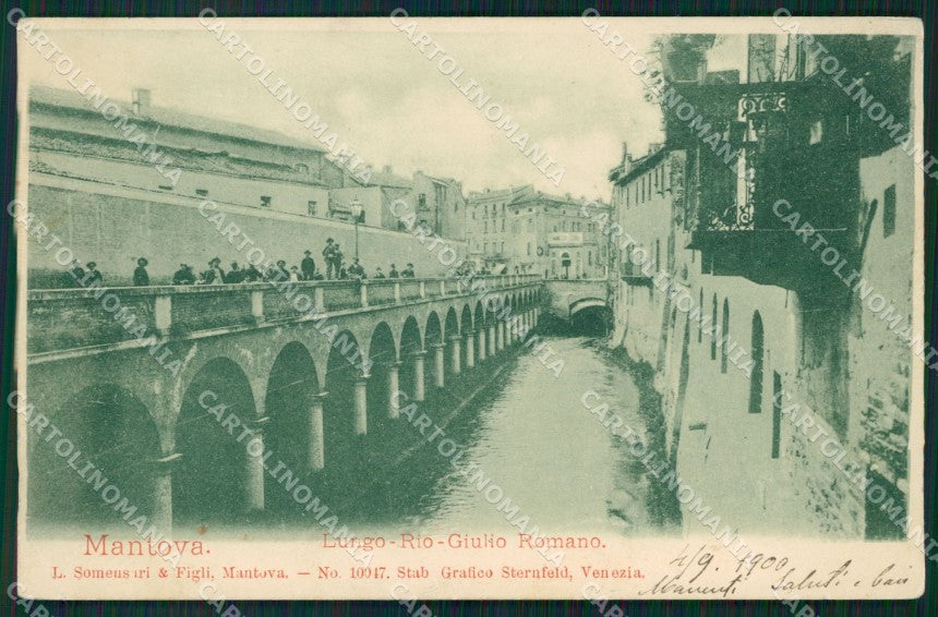 Mantova Città PIEGHINA cartolina QT0619 – fronte