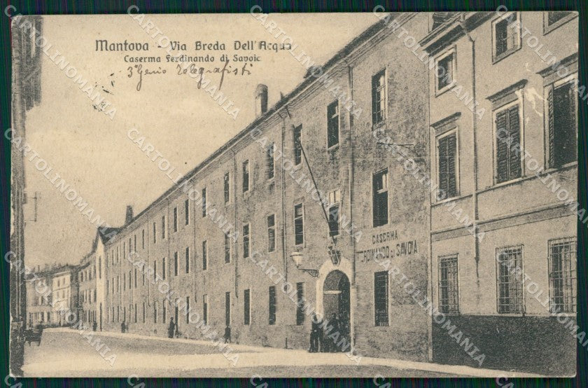 Mantova Città Caserma cartolina QT0622 – fronte