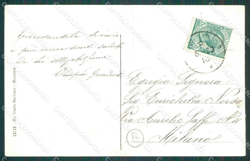 Mantova Città cartolina QT0630 – retro