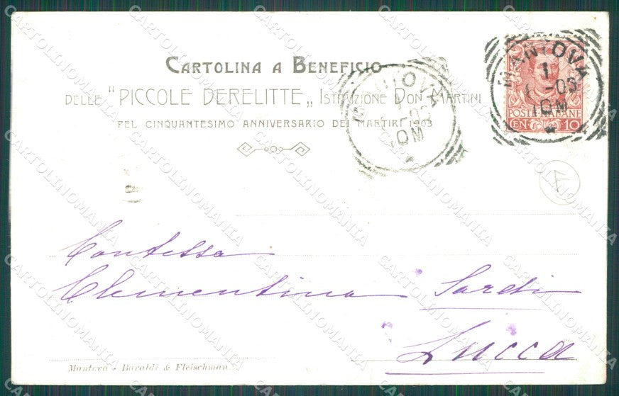 Mantova Città Don Luigi Martini cartolina QT0646 – retro