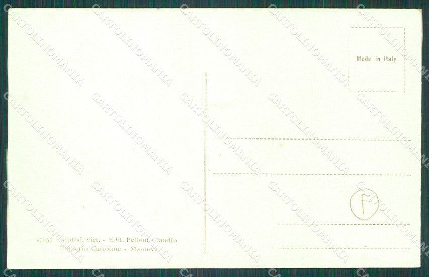 Mantova Città Tram cartolina QT0649 – retro