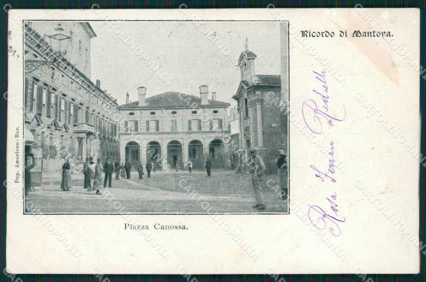 Mantova Città PIEGHINA cartolina QT0650 – fronte