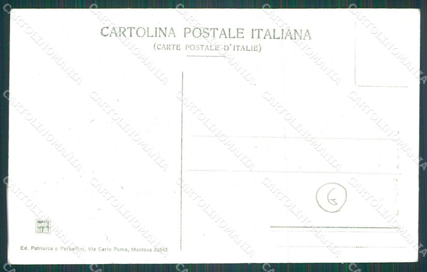 Mantova Città Brentatori Costumi cartolina QT0656 – retro