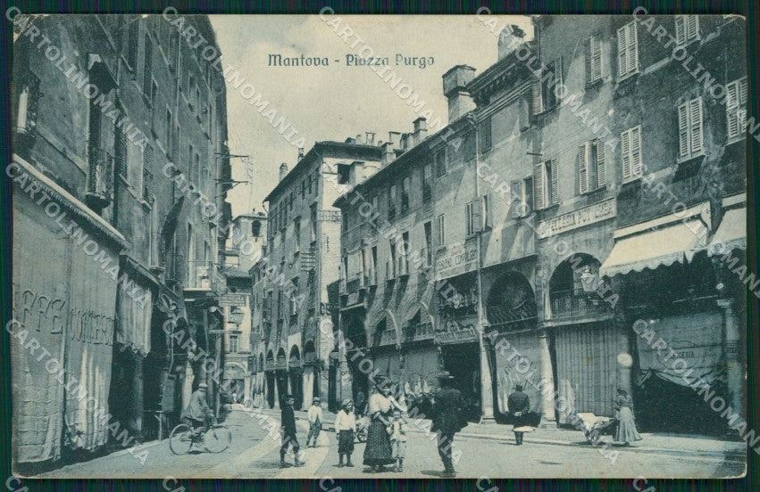 Mantova Città PIEGHINA cartolina QT0658 – fronte