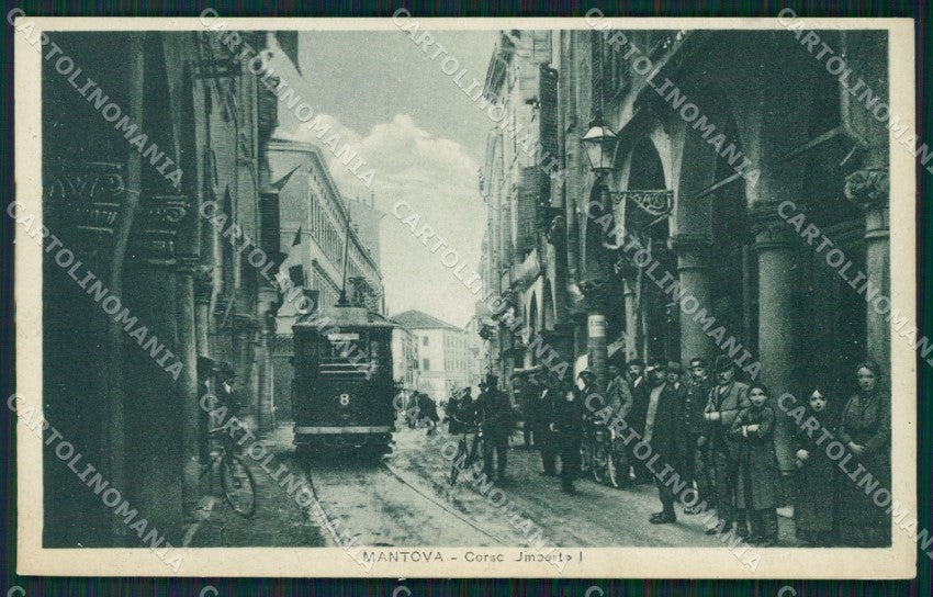 Mantova Città Tram cartolina QT0662 – fronte