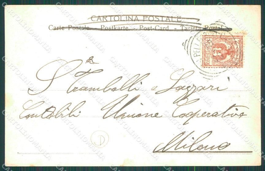 Bergamo San Pellegrino cartolina QT0684 – retro