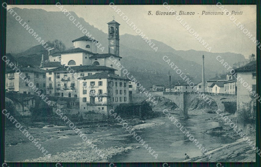Bergamo San Giovanni Bianco cartolina QT0686 – fronte